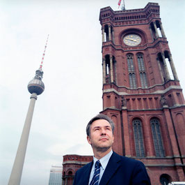 Laurence Chaperon - Klaus Wowereit, Berlin 2001