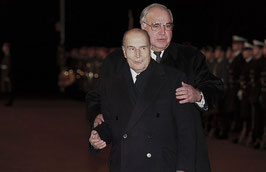 Laurence Chaperon - François Mitterrand & Helmut Kohl, 1994