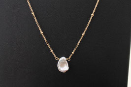 Collier LEA Perle doré