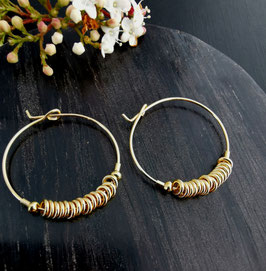 Boucles d'oreilles créoles OSAKA