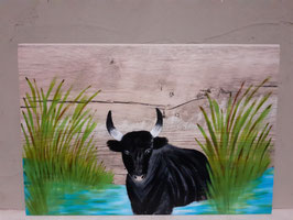 CADRE MURAL TAUREAU MARAIS