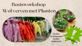 28 maart: Basisworkshop Wol verven met planten