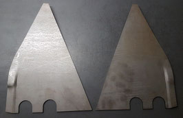 VW 82 Bodengruppe - Knotenbleche Rahmenkopf