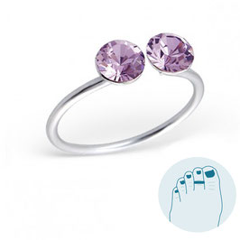 Silver Toe Ring Violetta