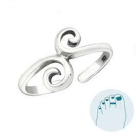 Silver Toe Ring Cimara