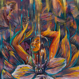 "Menina Flor" Giclee Print