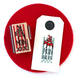 Stempel »Moin aus HB« (dreiseitig)