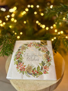 Serviettes papier - Couronne Christmas