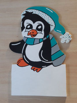 Nr.54 Kleiner Pinguin petrol/grau (An Lager)