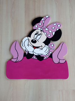 Nr.6 Minnie Maus sitzend rosa/pink