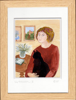 Miniaturmalerei, gerahmt, "Vertrauen II"