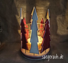 Windlicht "Bäume" - ohne Glas