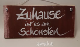 Zuhause ist es am Schönsten!