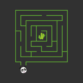 LABYRINTHE CARRÉ VERT BAMBOU