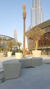 BANQUETTE BETON LUNA