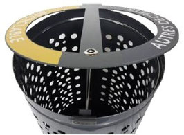 CORBEILLE TRI SELECTIF SWING BULLES 2 FLUX 120L