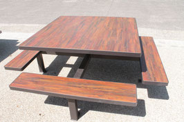 TABLE PIQUE-NIQUE CARRÉ XL