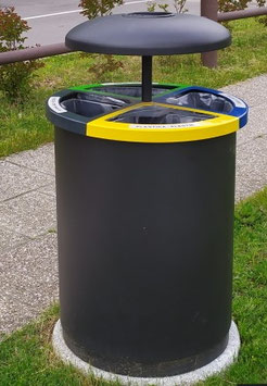 CORBEILLE TRI SELECTIF VOLTIGE 2, 3 ou 4 FLUX