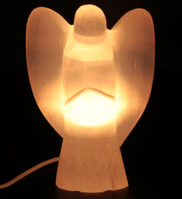 Lampada angelo in selenite