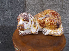 Lampada mosaico di specchietti cane