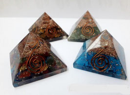 Piramide orgonite 4x4 cm