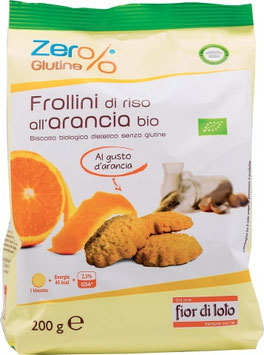 Frollini di riso all'arancia bio fior di loto