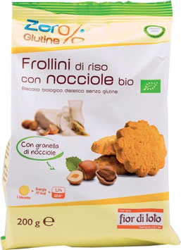 Frollini di riso con nocciole bio fior di loto