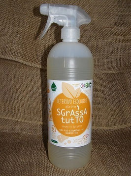 Sgrassatutto universale Biolù con olio essenziale d'arancio