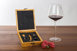 Scatola 4 attrezzi vino