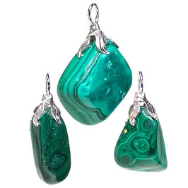 Ciondolo in malachite