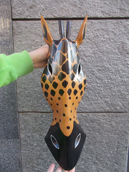 Maschera giraffa altezza 50 cm