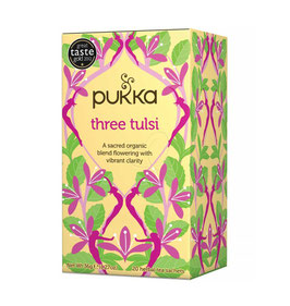 Tisana ai tre tipi di Tulsi "Three Tulsi" Pukka