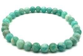 Bracciale amazzonite extra con sfere da 6mm