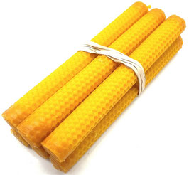 Ser candele cera d'api 6 pezzi lunghezza 20 cm