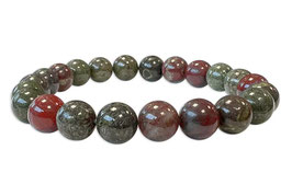 Bracciale in diaspro sangue di drago