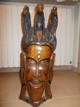 Maschera dal Kenya "le 3 scimmie"