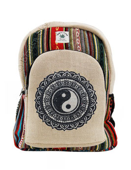 Zaino in canapa e cotone Yin Yang Tao