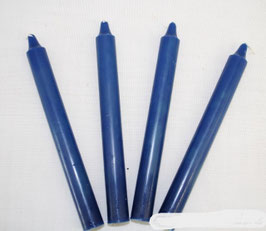 Candela cilindrica blu