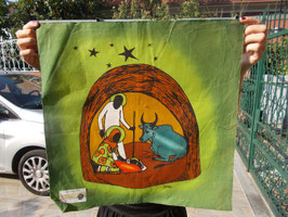 Batik africano Sacra Famiglia