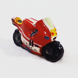 Moto rossa GP in resina (6 pezzi o multipli di 6)