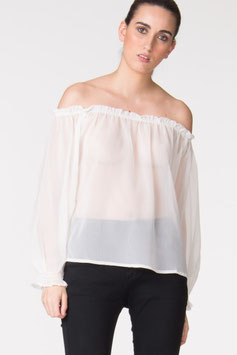 Camicia manica lunga no spalline