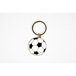Portachiavi in metallo pallone da calcio