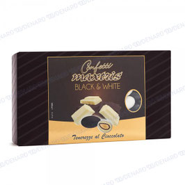 Confetti maxtris cioccolato fondente e al latte black and white