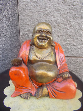 Buddha della felicità in resina