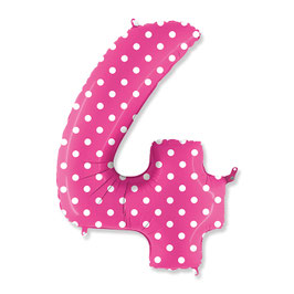 Palloncino pois fucsia quattro