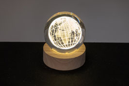 Lampada palla mondo usb