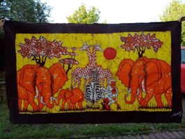 Batik animali della savana