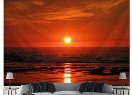 Arazzo tramonto sul mare
