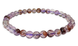 Bracciale Super Seven con sfere da 6 mm alta qualità