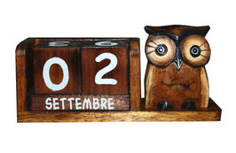Calendario civetta laterale grande